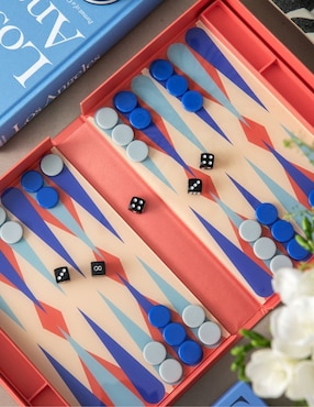 Caja decorativa con set Printworks Board Game Art of Backgammon
