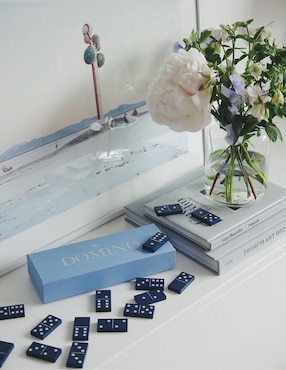 Caja decorativa con set Printworks Domino