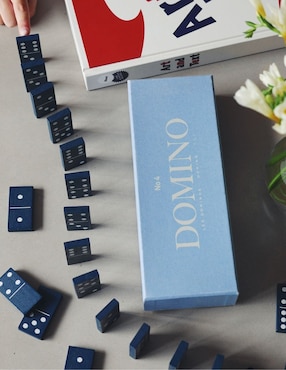 Caja decorativa con set Printworks Domino
