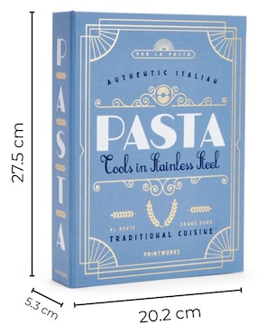 Caja decorativa con set Printworks Pasta Tools