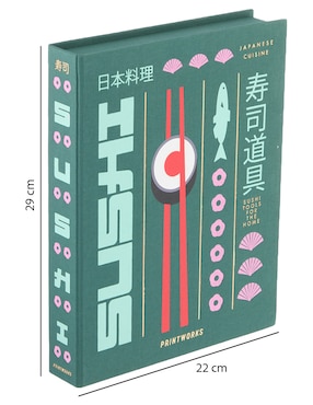 Caja decorativa con set Printworks Sushi Tools