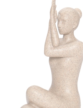 Figura John Nada Bluebell & Co. Yoga Lady de resina