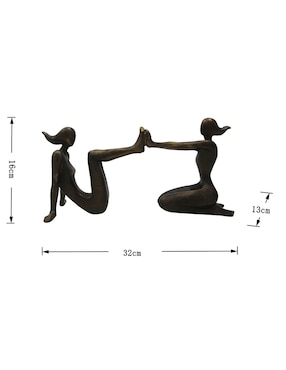 Figura Bluebell & Co. Two Ladies de resina