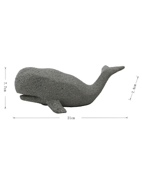 Figura Bluebell & Co. Whale de resina