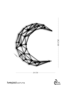 Accesorio decorativo Divina Creación geométrico luna