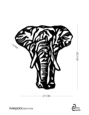 Accesorio decorativo Divina Creación elefante primitivo
