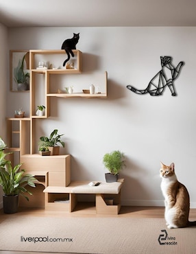 Accesorio decorativo Divina Creación geométrico gato