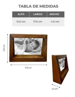 Portarretrato Invigorate Lifestyle de madera para 1 foto