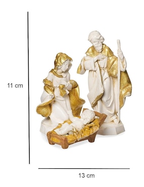 Escultura religiosa Fontanini de resina