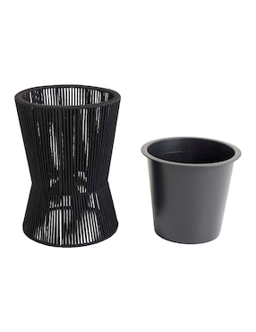 Maceta Haus Black Cotton