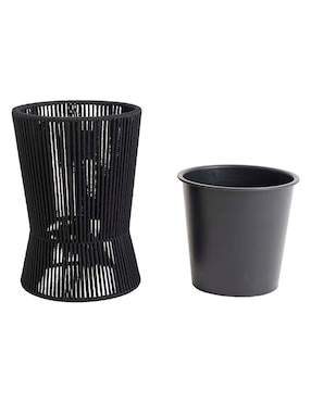 Maceta Haus Black Cotton
