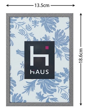 Portarretrato Haus de aluminio para 1 foto
