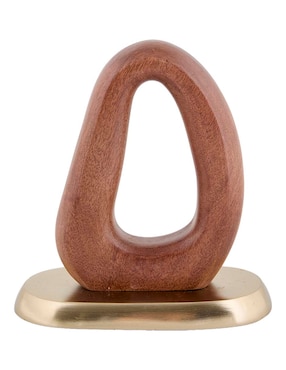 Figura decorativa N Narrative de madera