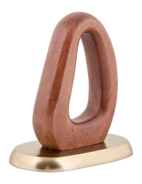 Figura decorativa N Narrative de madera