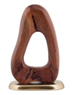 Figura decorativa N Narrative de madera