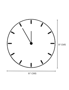Reloj de pared Hamik Vintage de metal