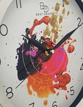 Reloj de pared Best Desing de aluminio