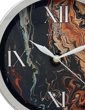 Reloj de pared Best Desing de aluminio