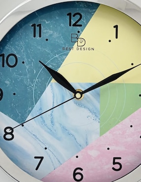 Reloj de pared Best Desing de aluminio