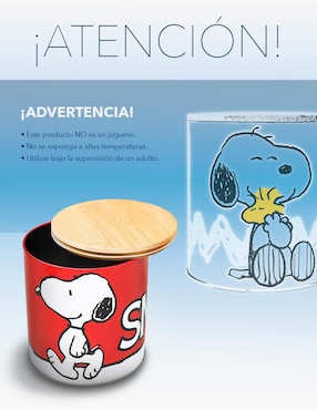 Set caja Gairet Snoopy cilindro con 3 piezas