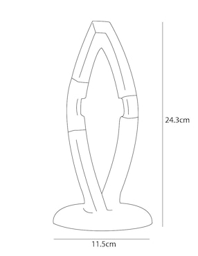 Figura Crown Baccara de porcelana