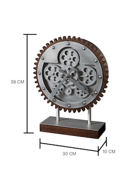 Reloj mesa Howard Miller de metal