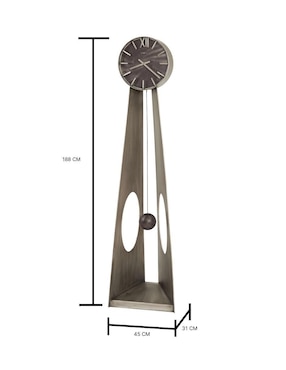 Reloj pie Howard Miller de metal