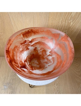 Bowl Saffron Looms de resina