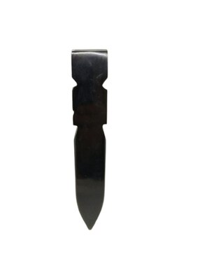 Escultura de daga Tlacaelel Mx Obsidiana de vidrio