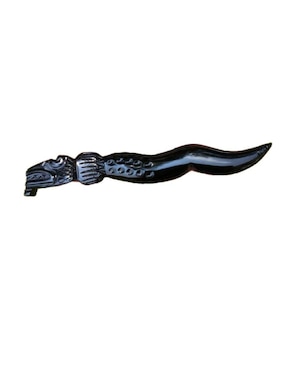 Escultura asimétrico Tlacaelel Mx Obsidiana de vidrio