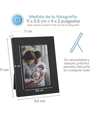 Set de portarretrato Ofidosel de aluminio