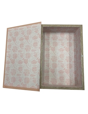 Caja decorativa Haus Oasis Floral rectangular con 2 piezas