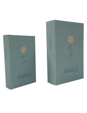 Caja decorativa con set Haus Oasis Floral rectangular con 2 piezas