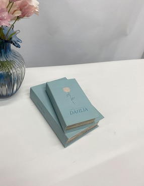 Caja decorativa con set Haus Oasis Floral rectangular con 2 piezas