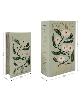 Set caja Haus Flower Market con 2 piezas