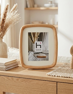 Portarretrato Haus Oasis de madera para 1 foto