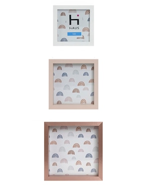 Set de portarretratos Haus Kids BHK de MDF