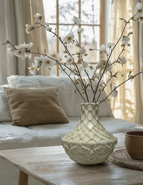 Florero Haus Oasis Tropical de resina
