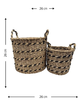 Set cesto para ropa Haus