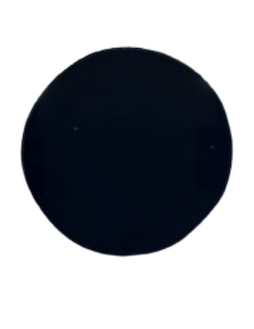 Escultura circular Tlacaelel Mx Obsidiana de vidrio