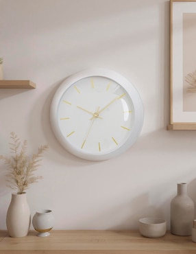 Reloj de pared Haus Oak Buff de plástico