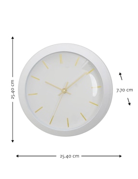 Reloj de pared Haus Oak Buff de plástico