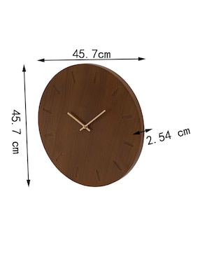Reloj de pared Haus Oasis Floral de madera