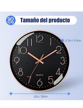 Reloj de pared Xtellar de plástico