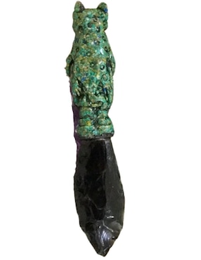 Figura de daga Tlacaelel Mx de vidrio