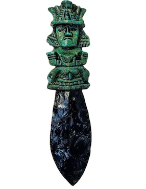 Figura de daga Tlacaelel Mx de vidrio
