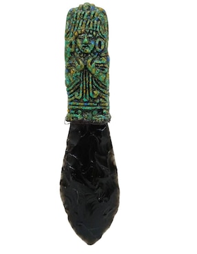 Figura de daga Tlacaelel Mx de vidrio
