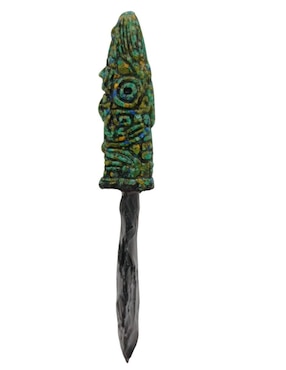 Figura de daga Tlacaelel Mx de vidrio