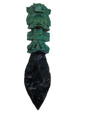 Figura de daga Tlacaelel Mx de vidrio
