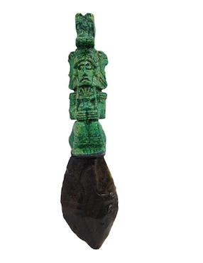 Figura de daga Tlacaelel Mx de vidrio
